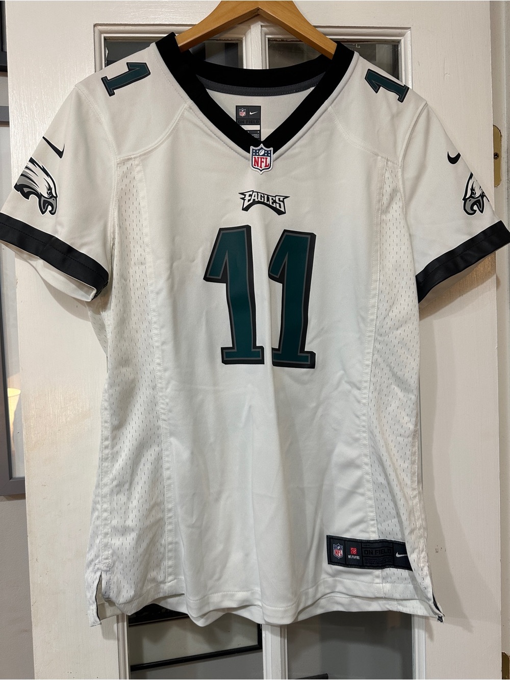 NFL Womens Wentz Philadelphia Eagles White Jersey  - #11
